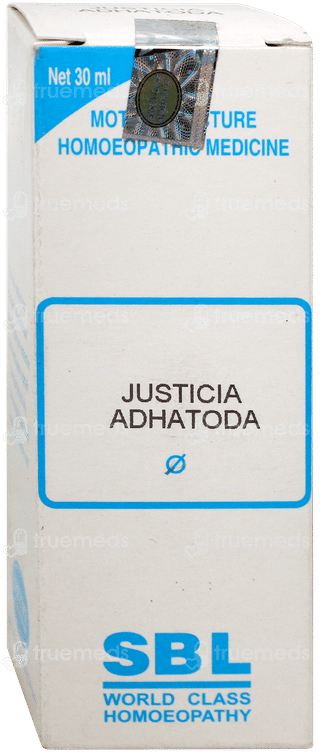 Sbl Justicia Adhatoda Q Mother Tincture 30Ml